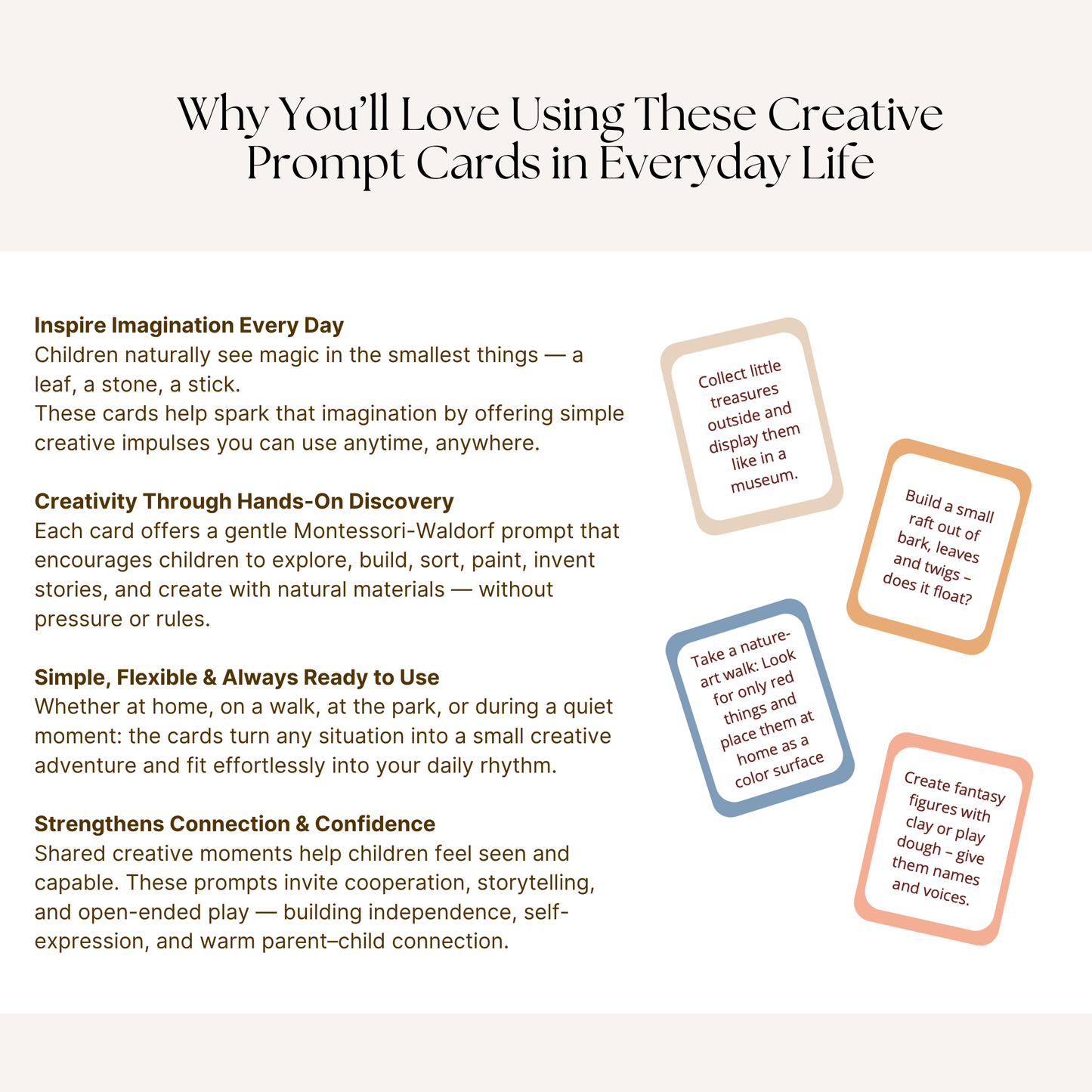 Montessori × Waldorf Creative Prompt Cards
