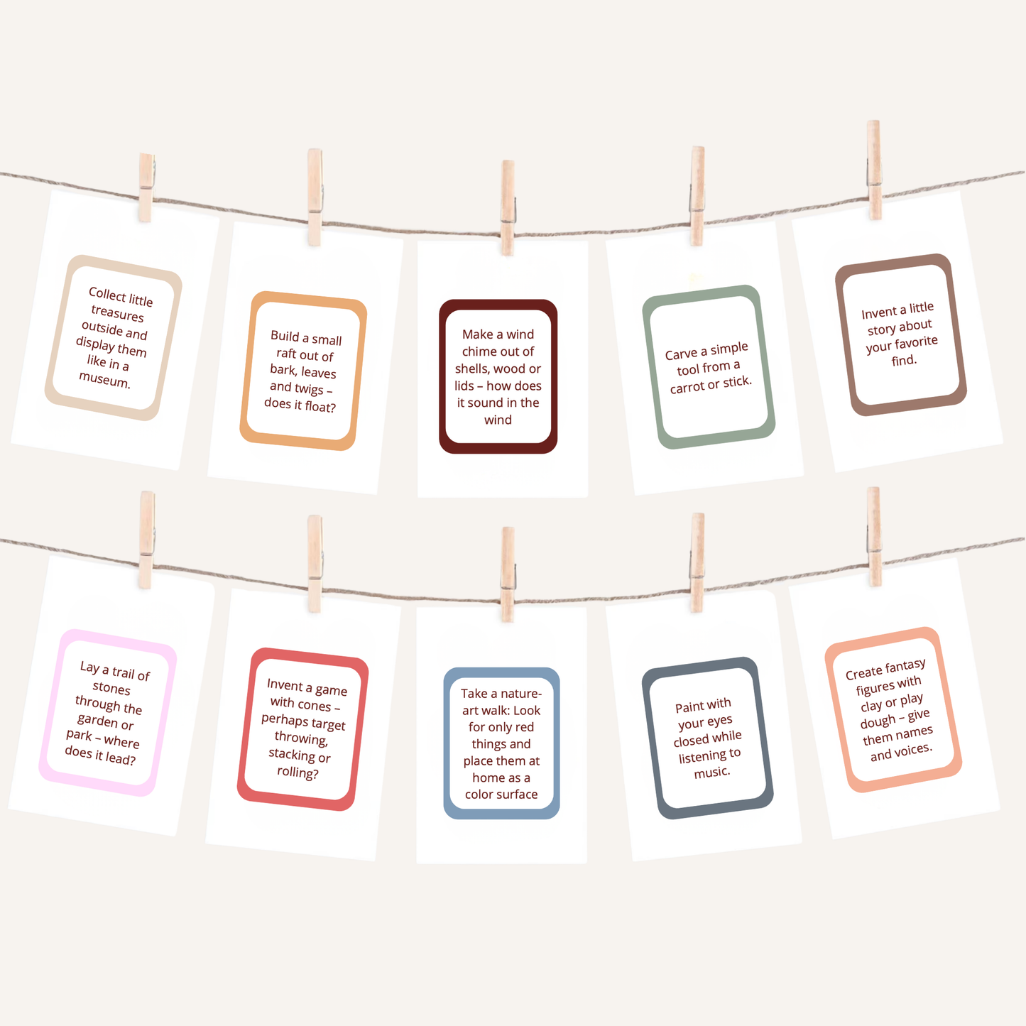 Montessori × Waldorf Creative Prompt Cards