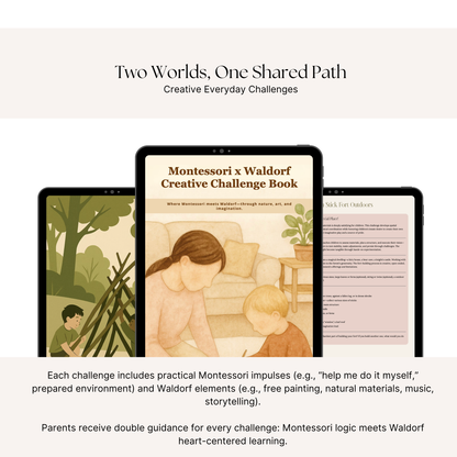 Montessori × Waldorf Creative Challenge Book