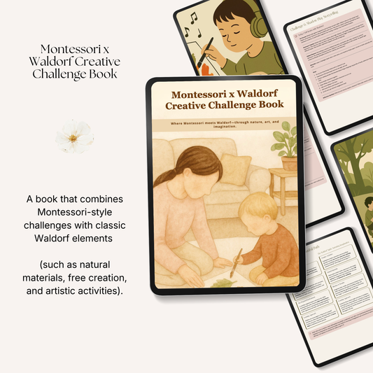 Montessori × Waldorf Creative Challenge Book